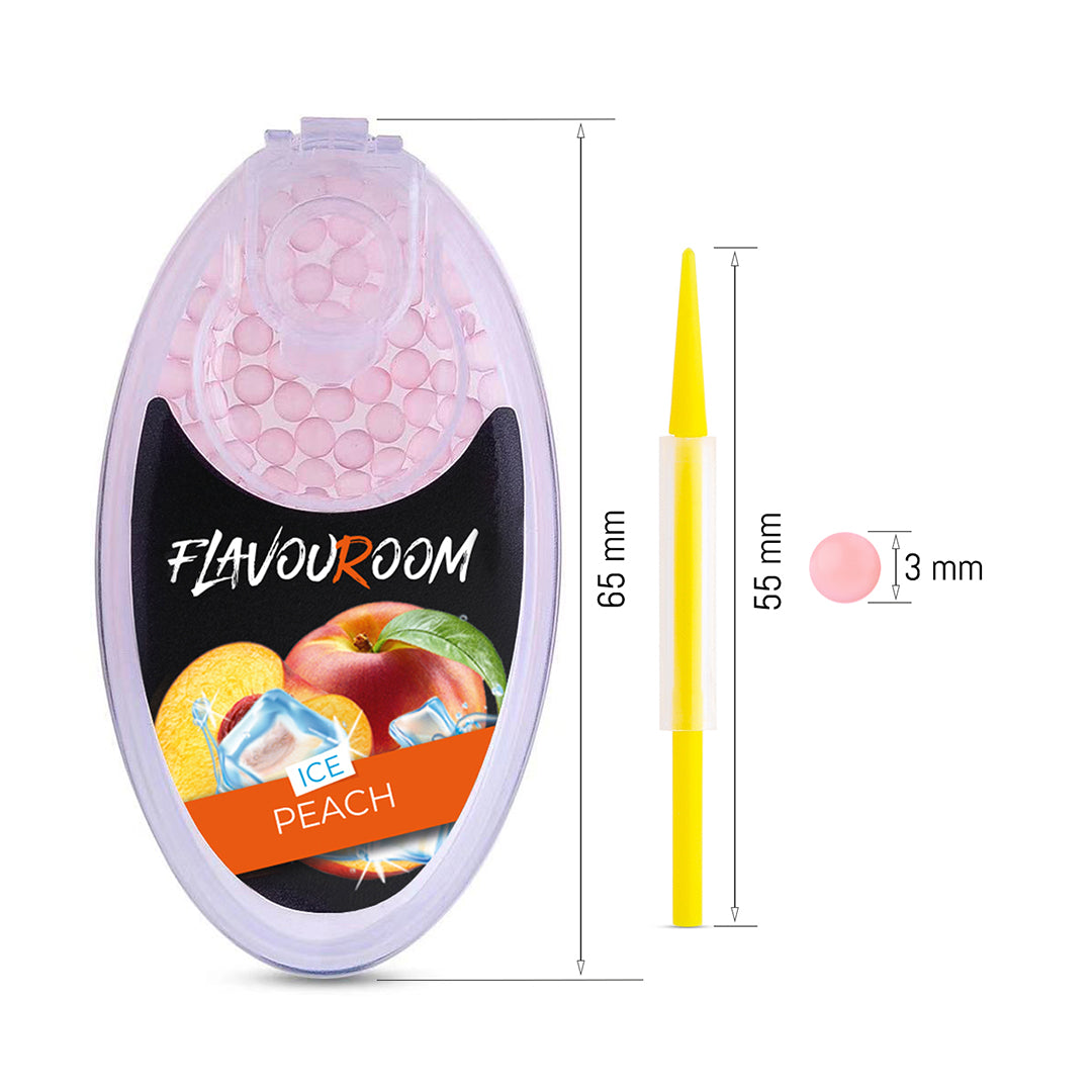 Flavouroom - Ice Peach Kugeln 100 St.