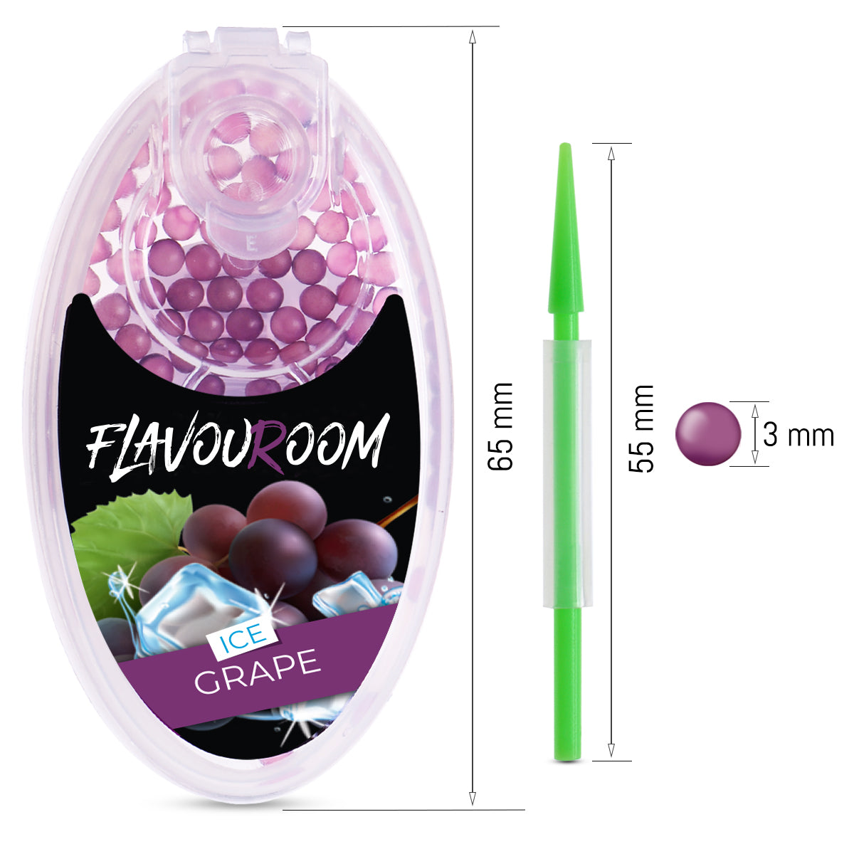 Flavouroom - Iced Grape Kugeln 100 St.