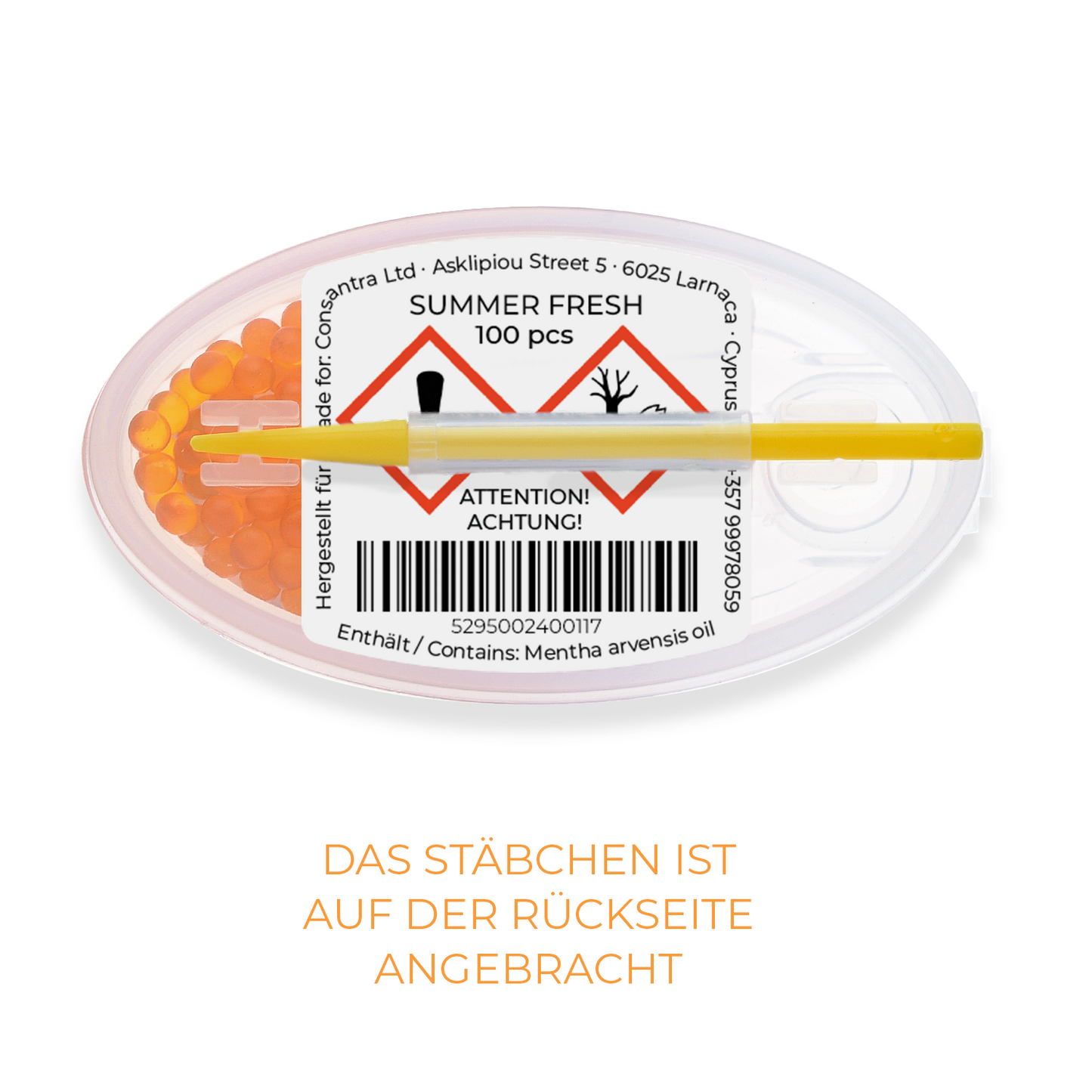 Flavouroom - Premium Aromakugeln 100er Set | DIY Aroma Kapseln Filter für unvergesslichen Flavour Geschmack | inkl. Box zur Aufbewahrung der aromatischen Click Hülsen Kugeln (Summer Fresh)