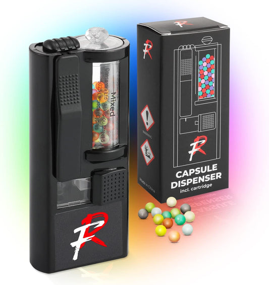 Flavouroom - Premium Applikator Set inkl. 100 Mix Kugeln I DIY Mix Kapseln Filter für unvergesslichen Flavour Geschmack I Kapselfüller I aromatische Click Hülsen Kugeln I nachfüllbar