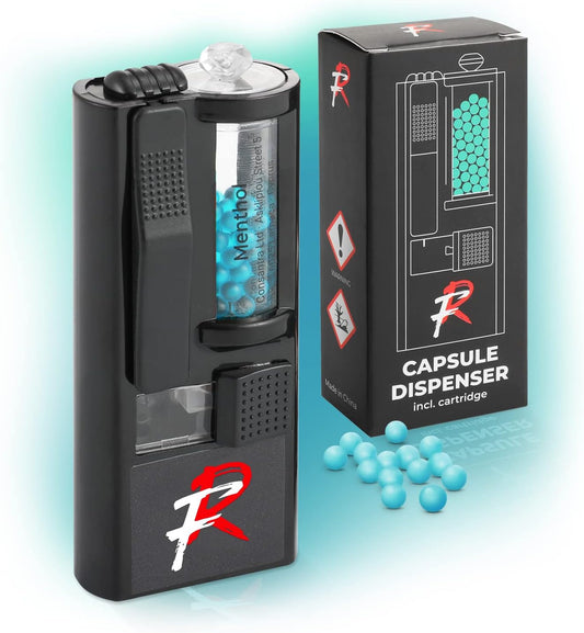 Flavouroom - Premium Applikator Set inkl. 100 Menthol Kugeln I DIY Menthol Kapseln Filter für unvergesslichen Flavour Geschmack I Kapselfüller I aromatische Click Hülsen Kugeln I nachfüllbar