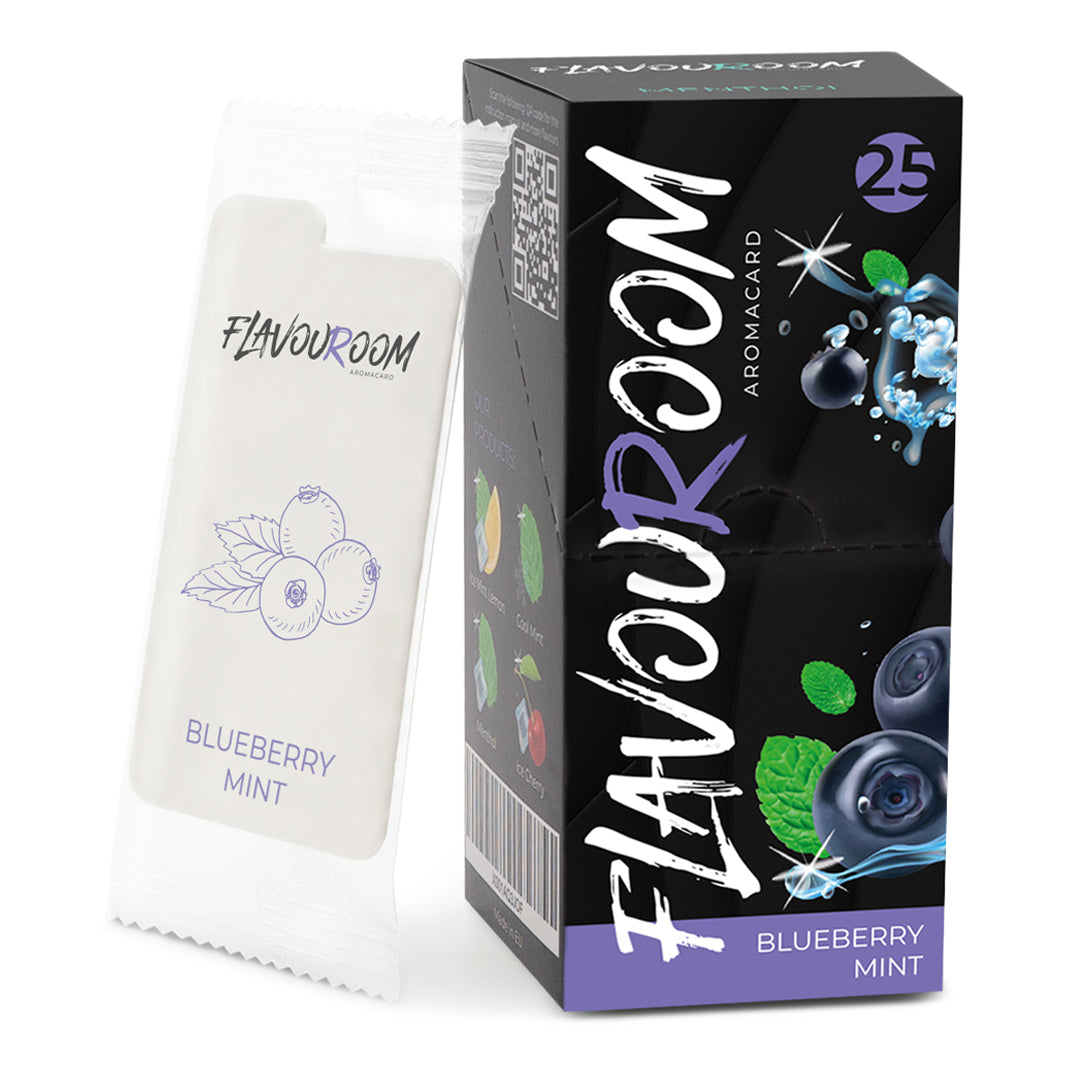 Flavouroom - Blueberry Mint Karten 25 St.