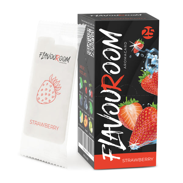 Flavouroom - Strawberry Karten 25 St.